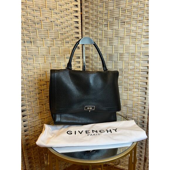 Givenchy Leather Shark Tooth Satchel Bag - Picture 1 of 13